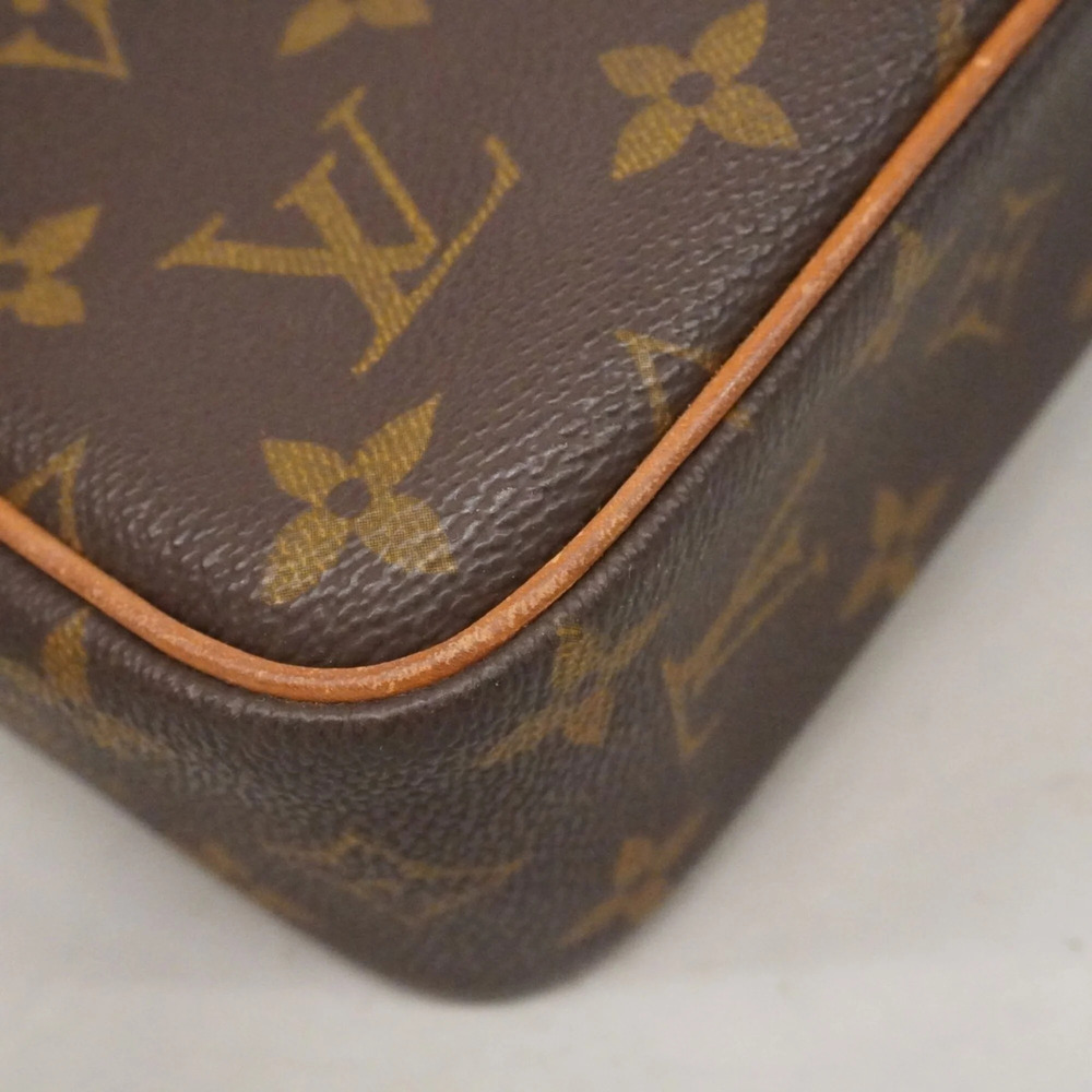 LOUIS VUITTON Authentic Brown Monogram Clutch Bag - Picture 8 of 12